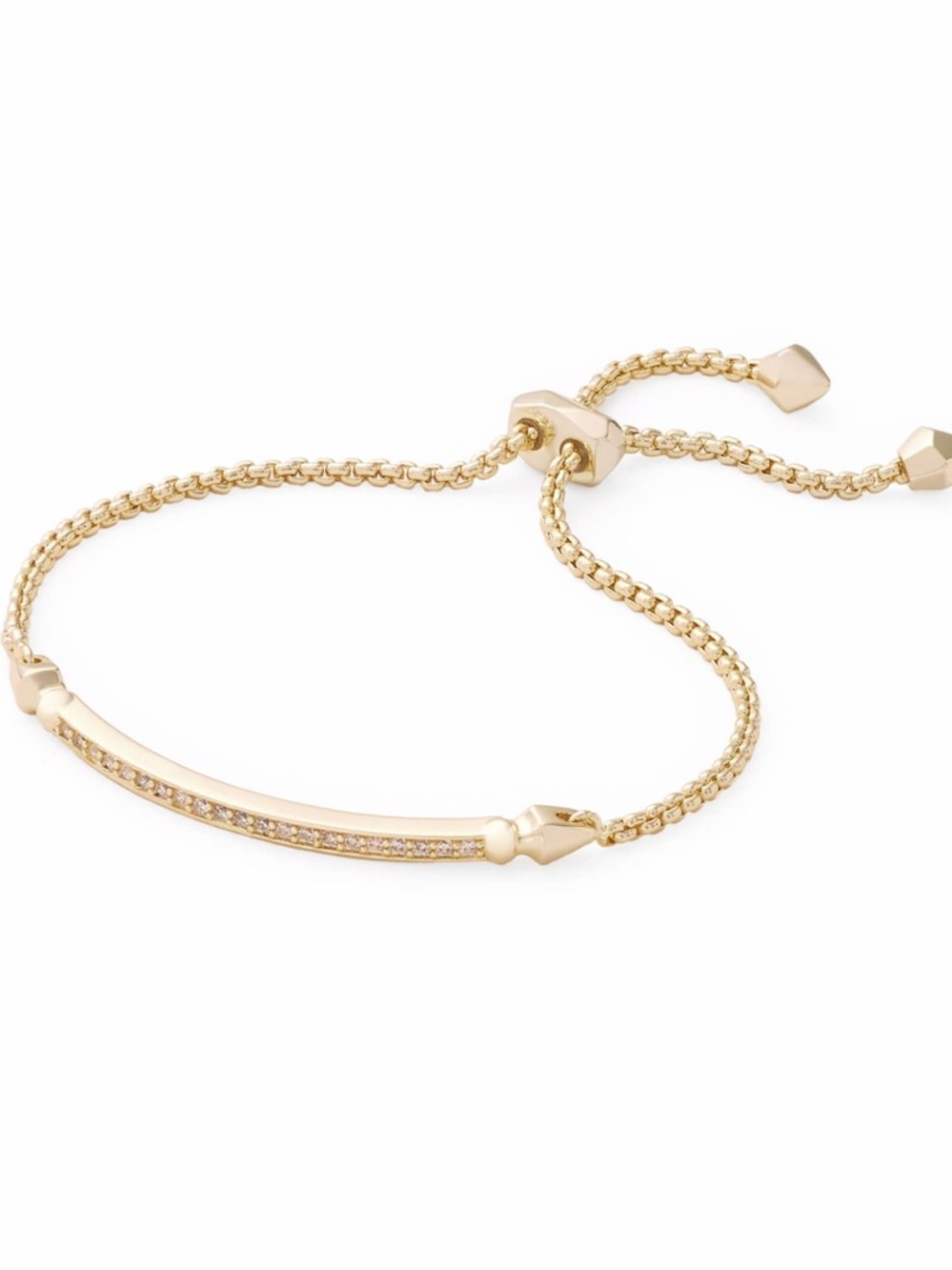 Kendra Scott Ott Adjustable Chain Bracelet in Gold